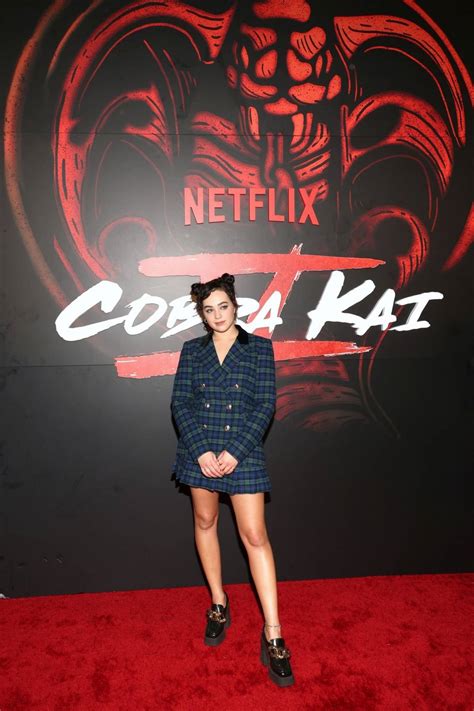 Mary Mouser Netflixs Cobra Kai Season 5 Los Angeles Premiere Gotceleb