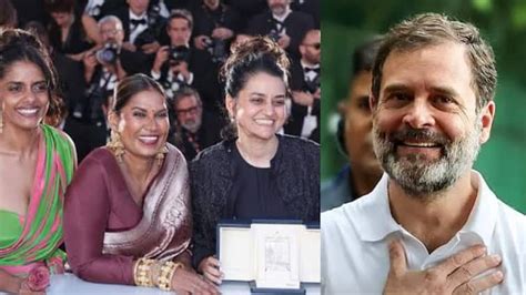 Rahul Gandhi Congratulates Payal Kapadia And Crew Members Of All We