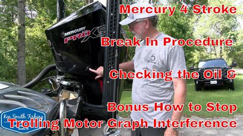 Mercury 4 Stroke 250 Pro XS Break In How To Check The Oil YouTube