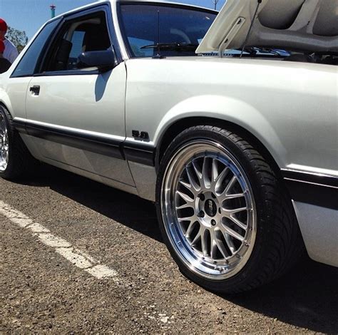 Bbs Wheels On A Foxbody Notch Mustang Love These Wheels Car Wheels