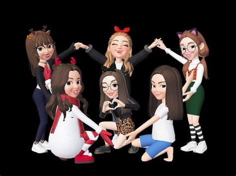 Pin By Hikmah Hikmah On Zepeto 7 Girls Squad Aesthetic Anime 7 Girls