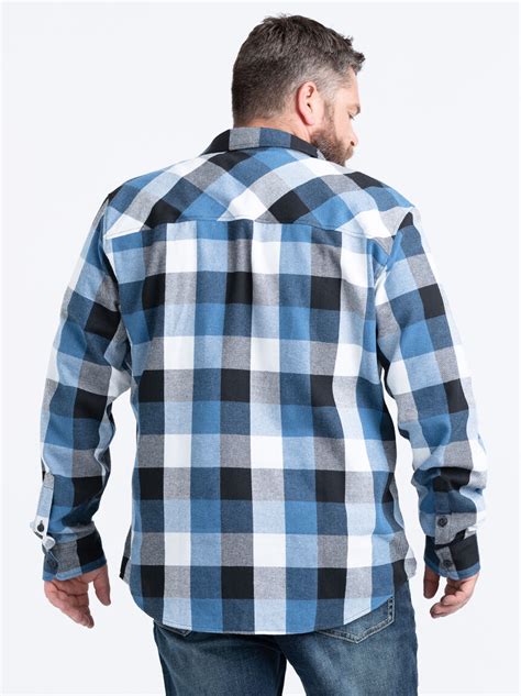 Men's Plaid Flannel Shirt Warehouse One