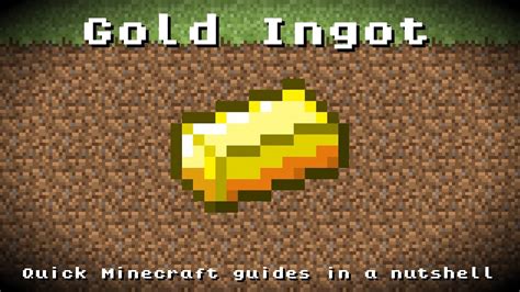 Minecraft Gold Ingot Recipe Item Id Information Up To Date