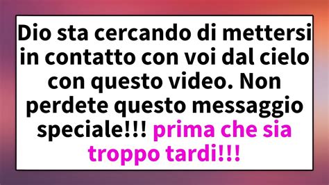 Dio Dice Dio Sta Cercando Di Mettersi In Contatto Con Voi Dal Cielo