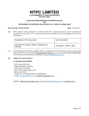 Fillable Online Invitation Of Bids Ifb For Procurement Of M