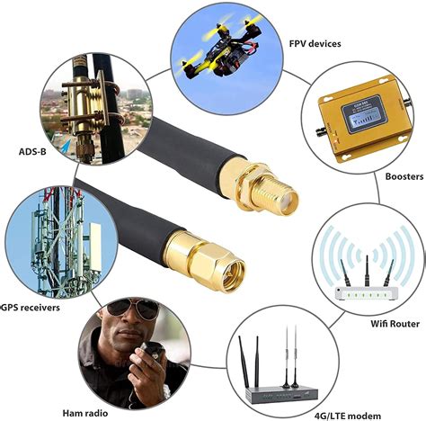 Xrds Rf Ft Sma Male To Sma Female Coax Extension Cable Ohm