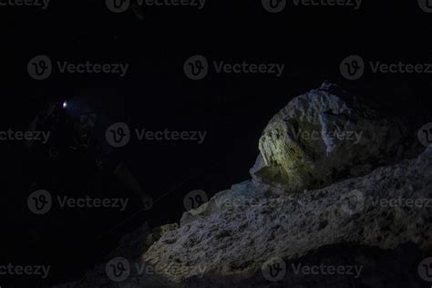 Cave diving in mexico cenote 12034715 Stock Photo at Vecteezy