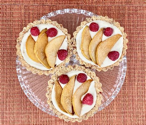 Pear Raspberry Tart With Vanilla Pastry Cream Vegan Baking Up High