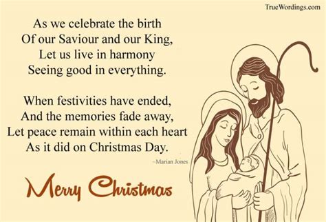 Religious Christian Christmas Poems – True Inspirational Wordings ...