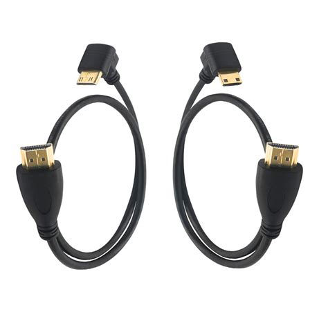 GINTOOYUN Mini HDMI Zu HDMI Fengqlong HDMI 90 Grad Nach Oben Und Unten