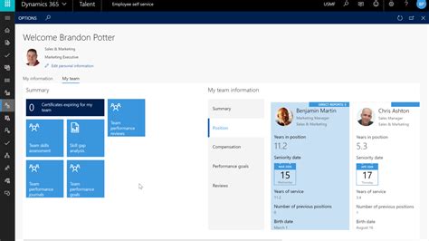 Microsoft Dynamics 365 Human Resources Solution Rh