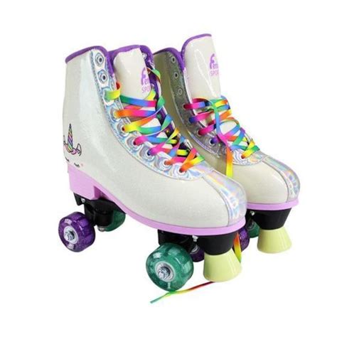 Patins Fênix Unicórnio RL 08 Luz LED Squad Ajustável Infantil