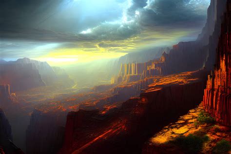 canyon landscape by paulowiki on DeviantArt