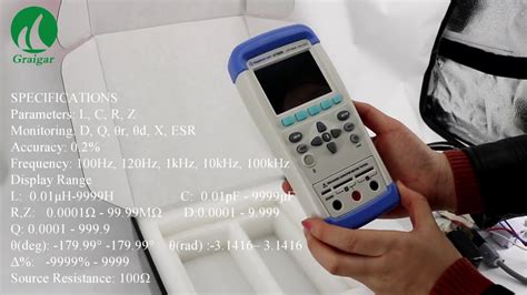 Applent At Handheld Digital Lcr Meter Youtube