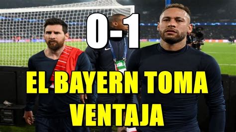 PSG 0 1 BAYERN BAYERN DESTAPA LAS CARENCIAS DEL PSG MADRID CLARO