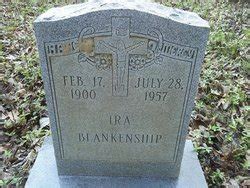 Ira Blankenship 1900 1957 Mémorial Find a Grave