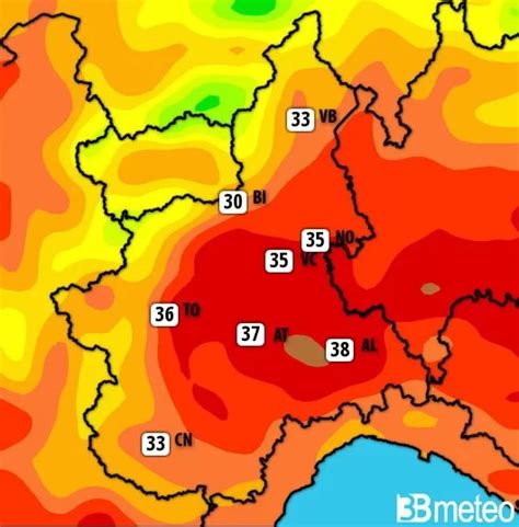 Meteo Piemonte Caldo Africano Fino A Marted Poi Tornano I Temporali