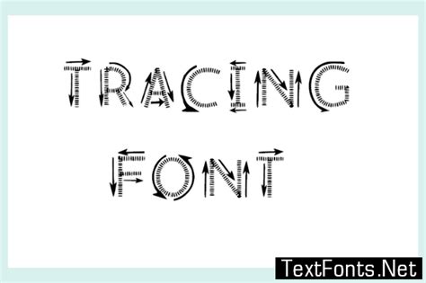 Tracing Font