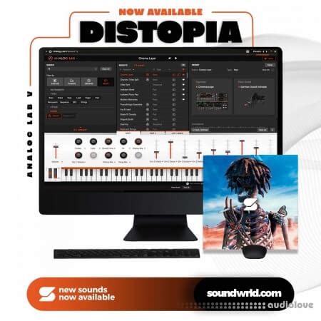 Soundwrld Dystopia Analog Lab V Bank One Shot Kit Wav Midi Synth