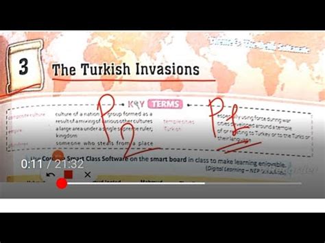 Icse Class History Chapter The Turkish Invasions Youtube