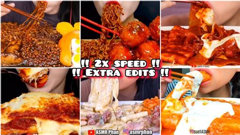 X Speed Asmr Mukbang Eating Food Complication Korean Mukbang With