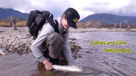 Catching Hatchery Coho And Cutthroat Trout On The Harrison River BC