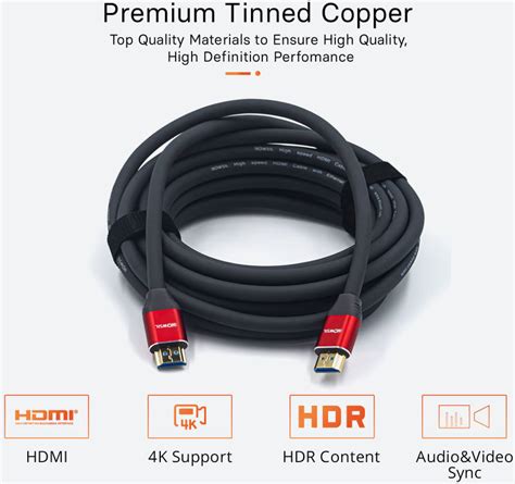 Mowsil HDMI To HDMI 1.4V Cable, Upto 4K @ 30HZ Resolution, Pure Copper Conductor, 24K Gold ...