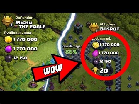 World Highest Loot On Coc Clash Of Clans Hasanupur Heroes Youtube