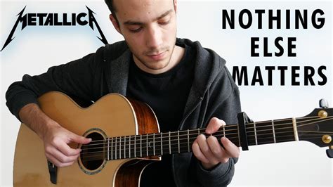 Nothing Else Matters Metallica Fingerstyle Guitar Cover Youtube