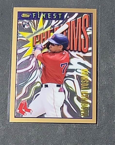 Masataka Yoshida 2023 Topps Finest Flashbacks Phenoms Rookie Card