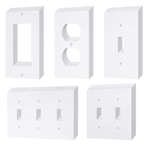 46 Pack Outlet Insulation Pads Wall Plates Outlet Sealers for ...