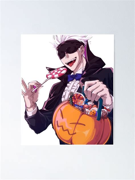 Gojo Satoru Halloween Poster For Sale By Jadayach Redbubble