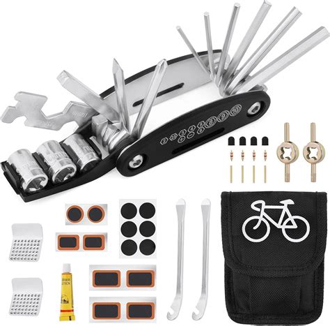 Ainiv Fahrrad Reparatur Set Fahrrad Multitool Reparatursatz 16 In 1