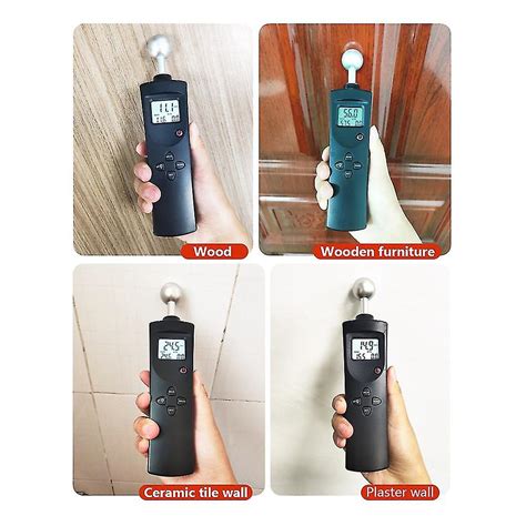 Pinless Wood Moisture Meter Building Material Humidity Tester Wood