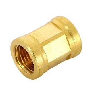 Муфта резьбовая 1/4" x 1/4" (ВР) латунь UNI-FITT – купить за 212,00 руб.