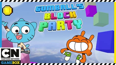 Gumball Gameplay Block Party Quick Game Lets Party Cartoon