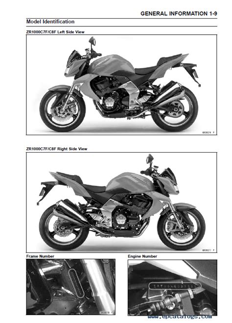 Kawasaki Z1000 Z1000 ABS Motorcycle Service Manual PDF