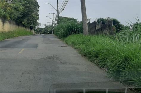 Mato Alto Tomando Conta De Cal Ada E Obriga Pedestres A Andarem Na Rua