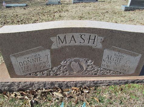 Donna May Donnie Tucker Mash 1899 1969 Mémorial Find a Grave