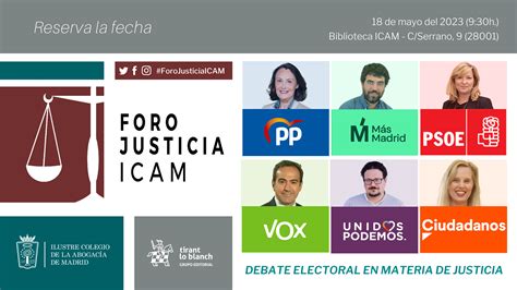 Foro Justicia Icam 18m Debate Electoral Sobre Justicia