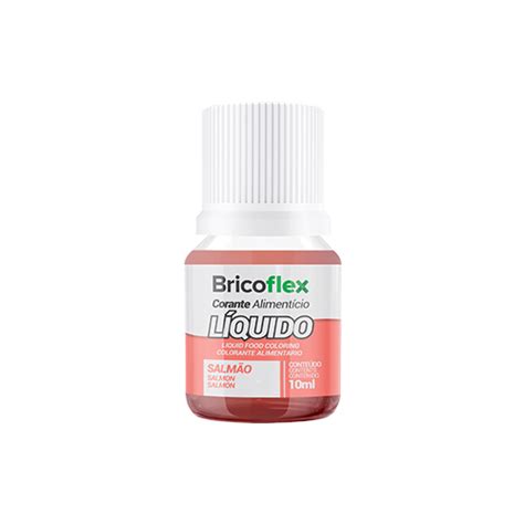 Corante Líquido Salmão 10 ml Bricoflex Home