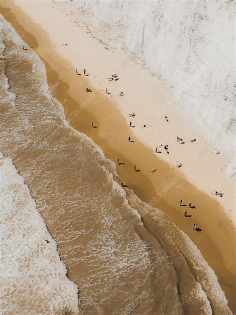 Aerial view of Scala dei Turchi, Agrigento, Sicily, Italy - Stock Image ...