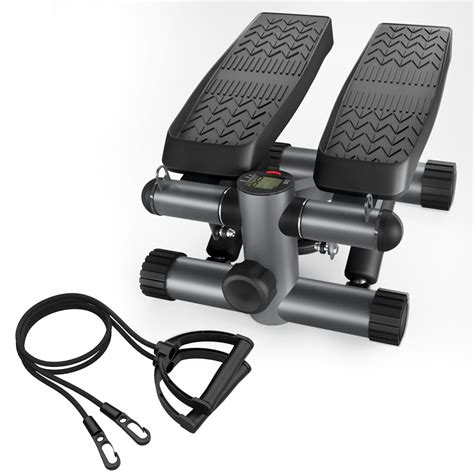 Steppers For Exercise Stair Stepper With Resistance Bands Mini Stepper With 330lbs Loading