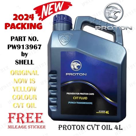 Ori New Proton Cvt Oil L Saga Iriz Flx Persona Vvt Exora