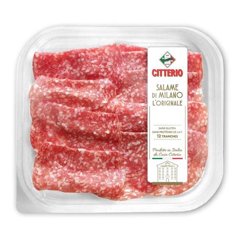 Livraison à domicile Citterio Salami Milano Taglio Fresco 80g