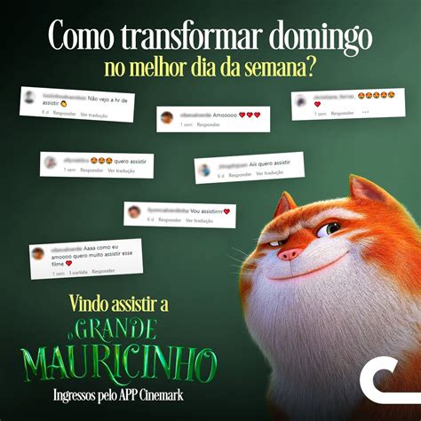 cinemarkoficial on Twitter Dizem que domingo é o pior dia da semana