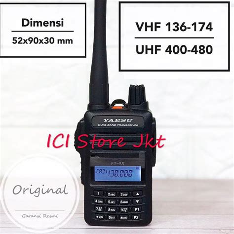 Jual Radio HT Yaesu FT 4X Original Garansi Resmi Shopee Indonesia