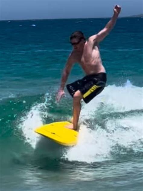 Back On Board Watch Surfer Who Lost Leg In Shark Attack Carve It Up