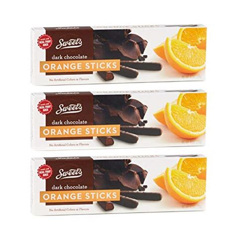 Treat Yourself To The Delicious Dark Chocolate Orange Sticks From Sweets