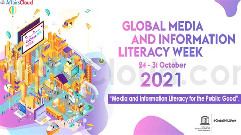 Global Media And Information Literacy Week 2021 24th 31st October